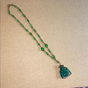 Buddha Necklace (Green)